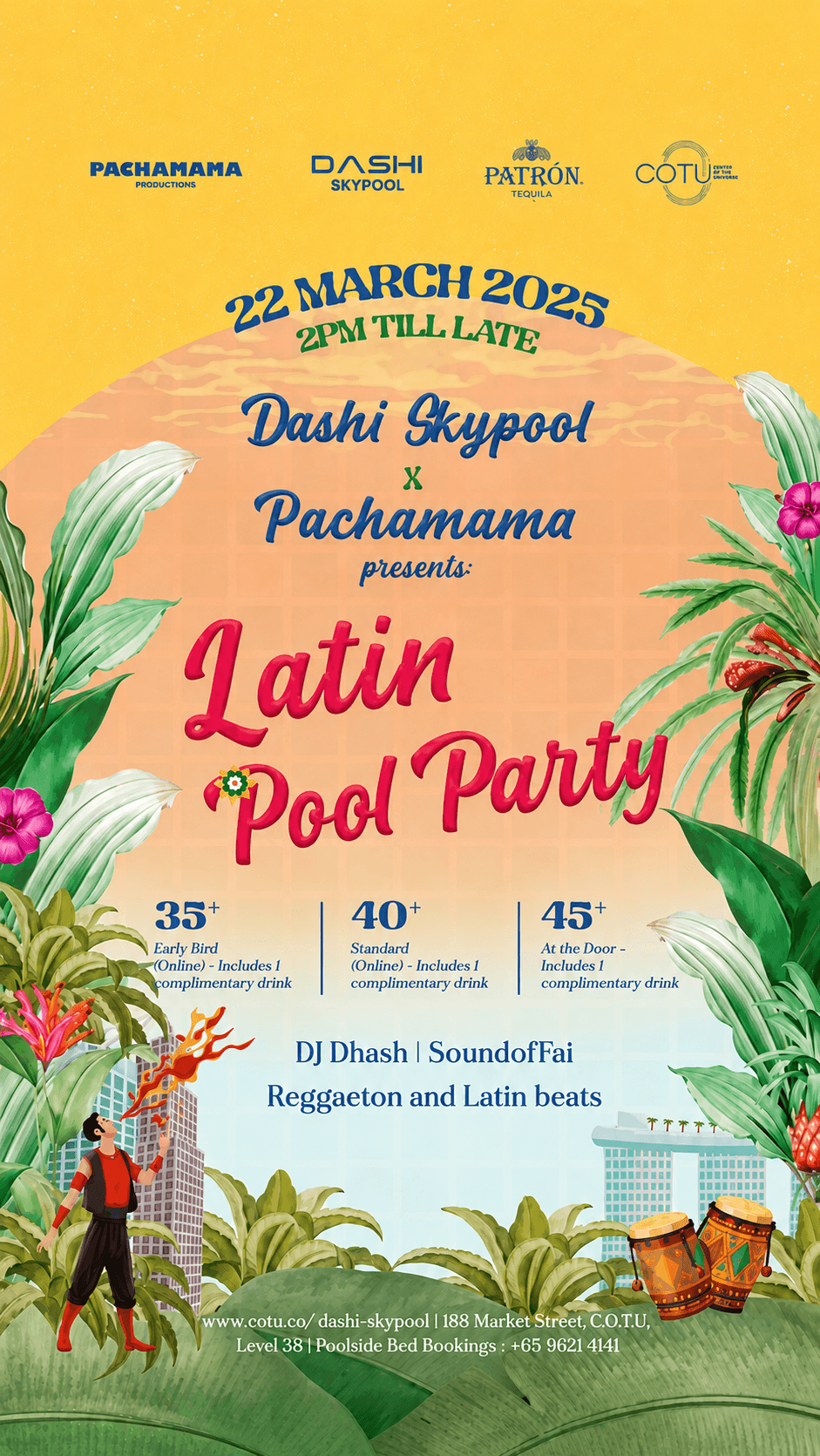 Pool Party at C.O.T.U Dashi Skypool
